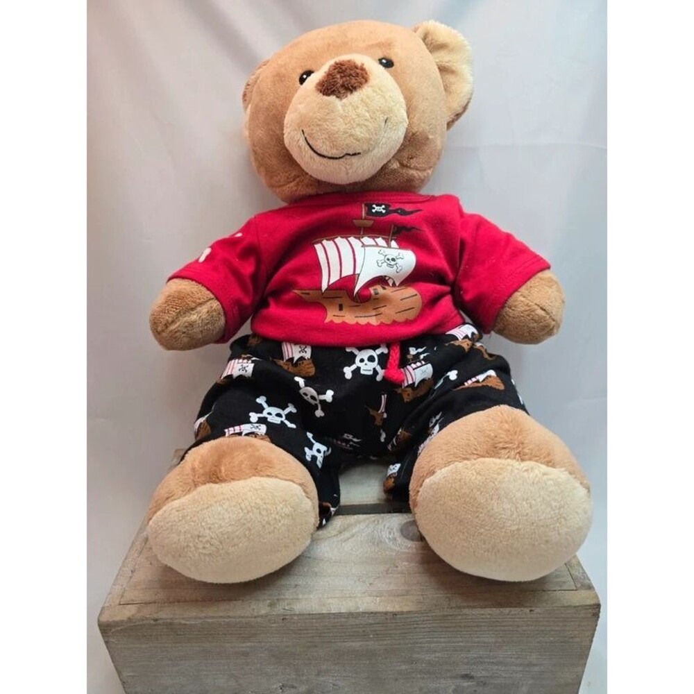 Brown BAB in Pirate Outfit ClothesBuild a Bear BAB Plush Toy Animal